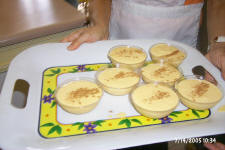 Pour into bowls and add cinnamon